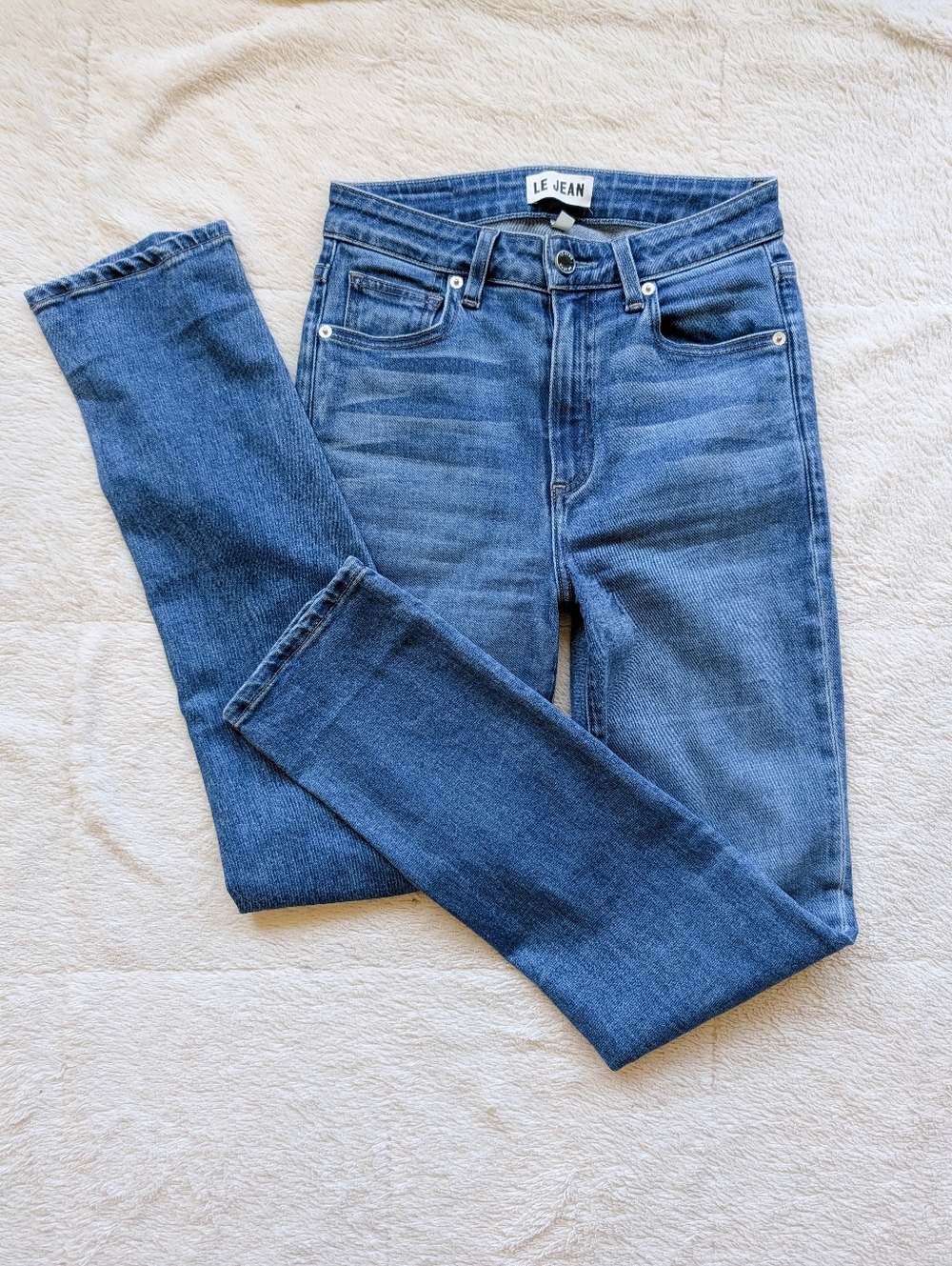 LE JEAN by Charlie Gay High Rise Lara Slim Jeans